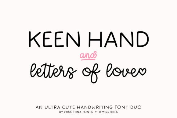 A Modern Web Designer's Review of Keen Hand, Letters of Love Duo