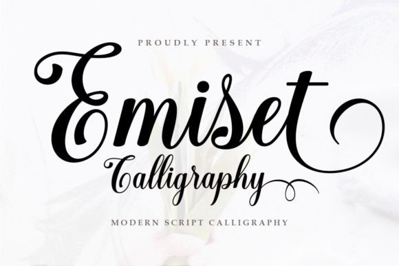 Emiset Calligraphy: A Versatile Script Font for Editorial Design