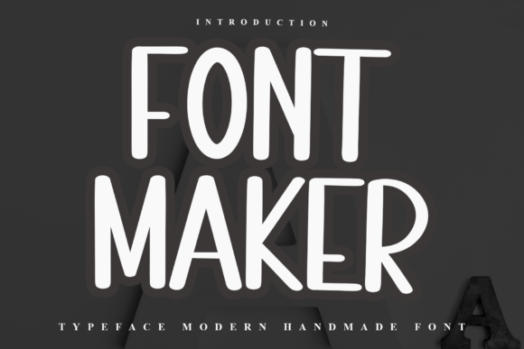 Font Maker: A Script Typeface for Festive Digital Experiences