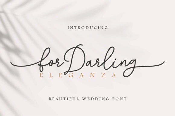 For Darling Font: A Handwritten Elegance for Your Creative Projects