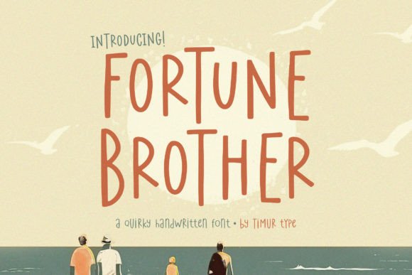 Fortune Brother: A Handwritten Font for Editorial Personality