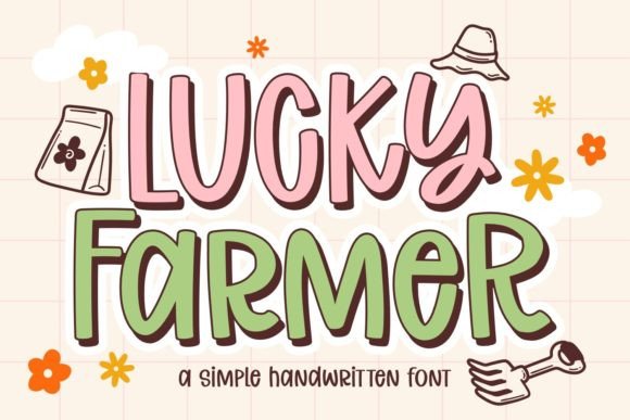 Lucky Farmer Font: Your Secret Ingredient for Warm, Handmade Designs
