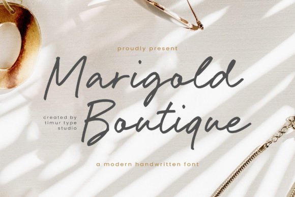 Marigold Boutique: A Script Font for Modern Web Brands