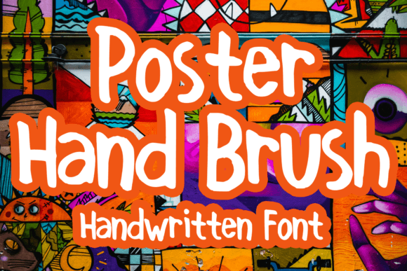 Poster Hand Brush: A Playful Font for Digital Design