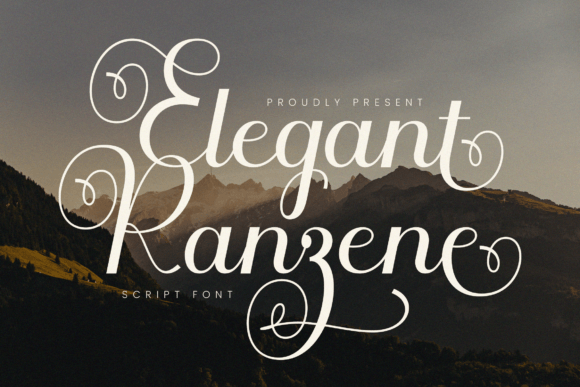 Ranzene, A Calligraphy Font for Editorial Grace