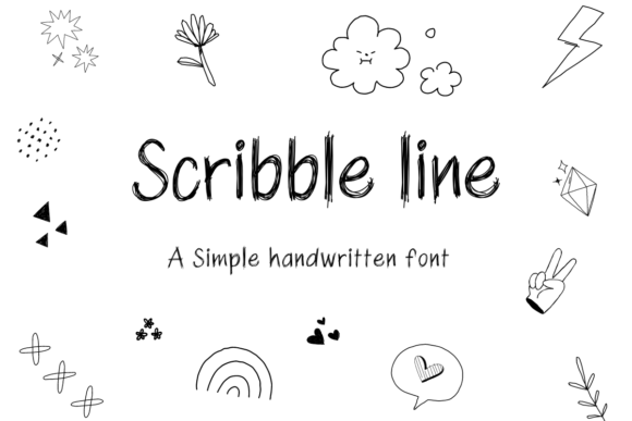 Scribble Line Font: Adding a Handwritten Touch to Branding