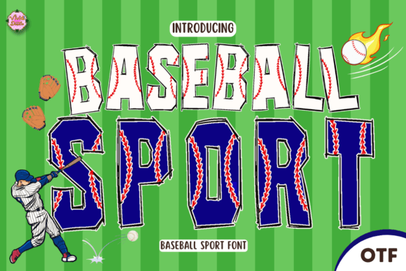 The Baseball Sport Font: A Typeface for Energetic Branding