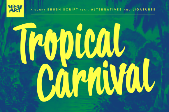Tropical Carnival: The Sunny Script Font Your Summer Brand Needs