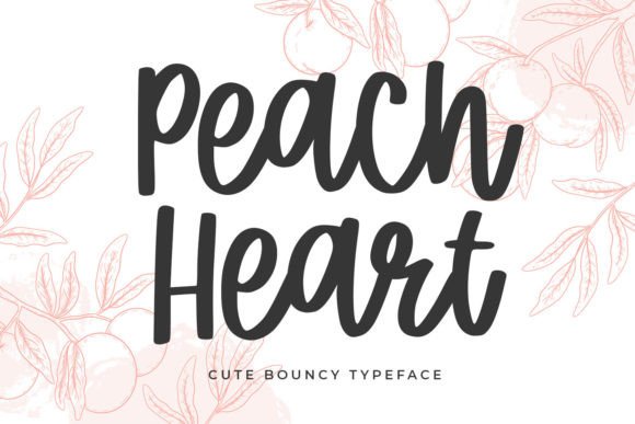 Using Peach Heart for a Friendly and Authentic Brand Identity