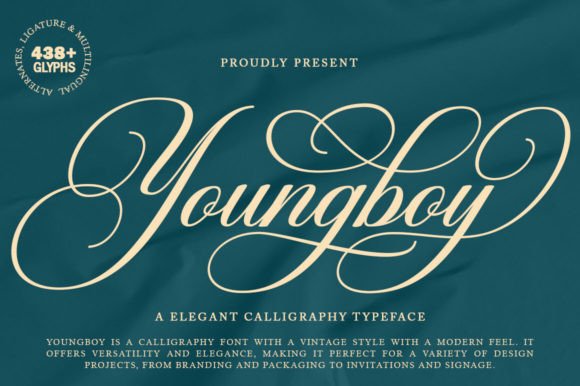 Youngboy: The Elegant Script Font for Handmade Products